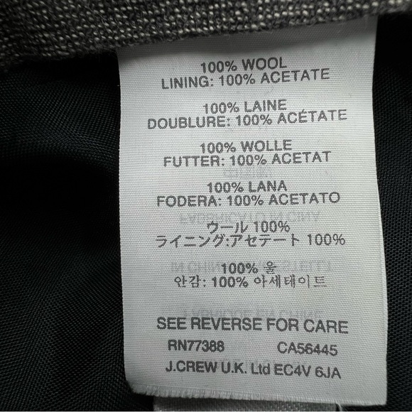 J. CREW BOWERY Classic Fit Navy Blue Wool Men's Dress Pants Trousers 33 … - Picture 14 of 16